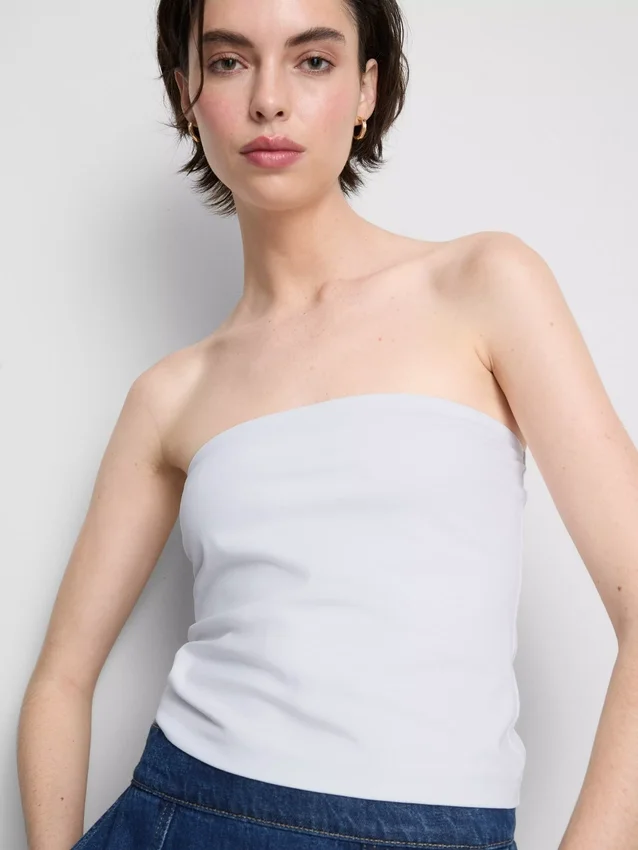 Bandeau top s vysokým podílem bavlny