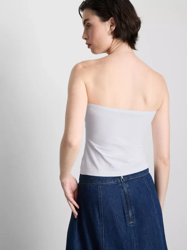 Bandeau top s vysokým podílem bavlny