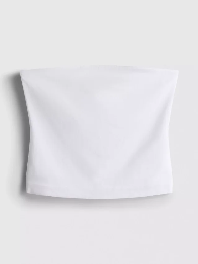 Bandeau top s vysokým podílem bavlny