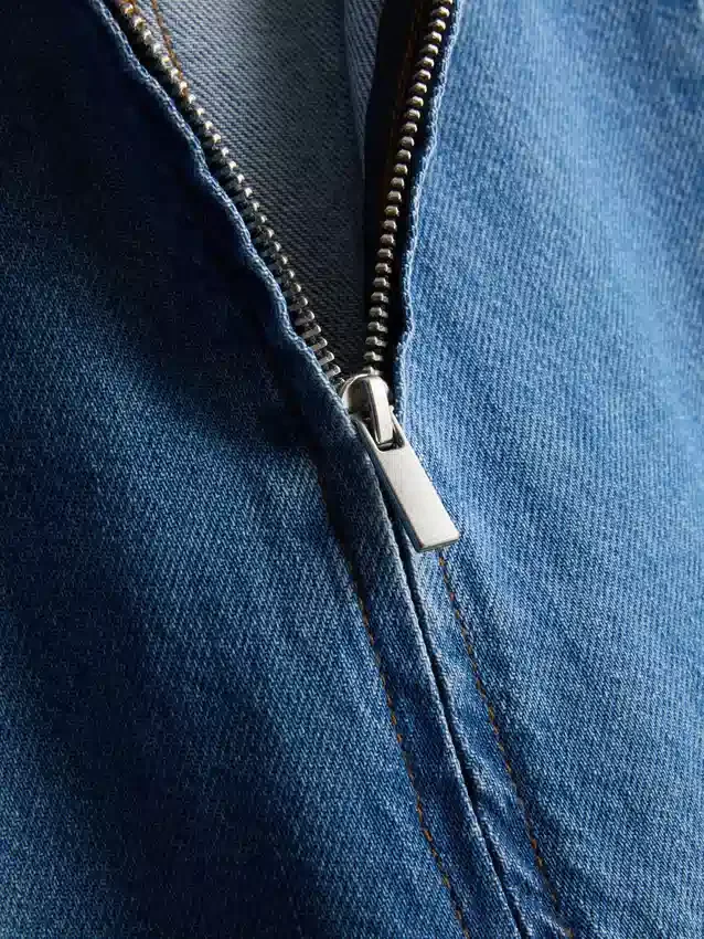 Bavlněné džínové mini šaty