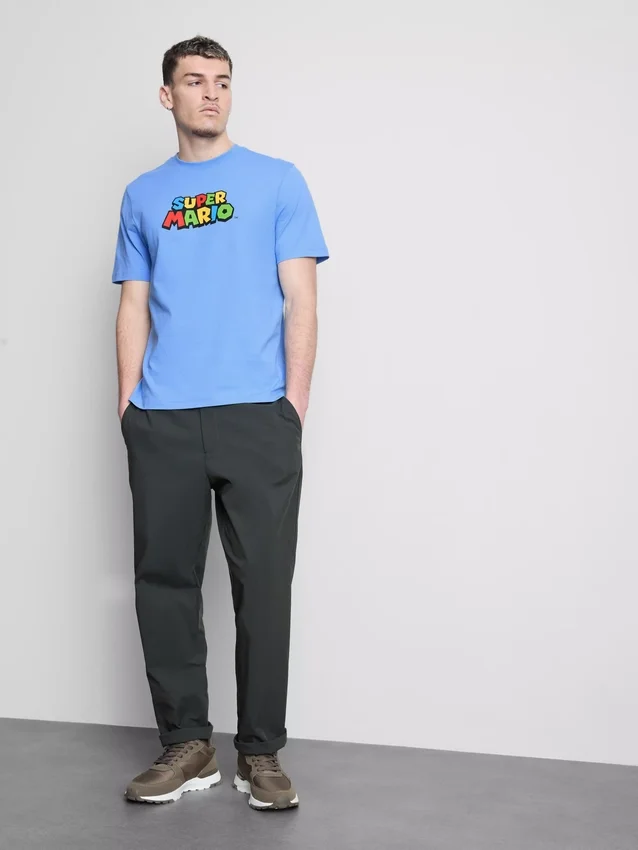 Bavlněná košile s potiskem Super Mario