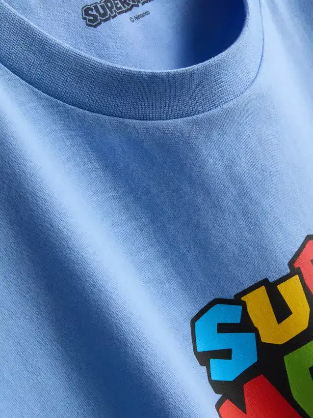 Bavlněná košile s potiskem Super Mario