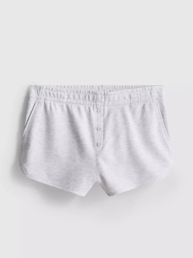 Bavlněné kraťasy z džerzeje s knoflíky
