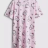 Bavlněná noční košile s potiskem Hello Kitty