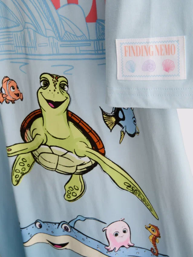 Bavlněná noční košile s potiskem z filmu Hledá se Nemo od Disney Pixar