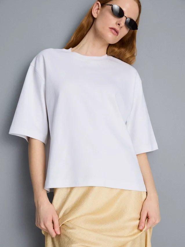 Bavlněné oversized tričko