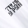 Bavlněné oversized tričko typu „boyfriend“ s potiskem