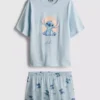 Bavlněné pyžama Disney Stitch s potiskem