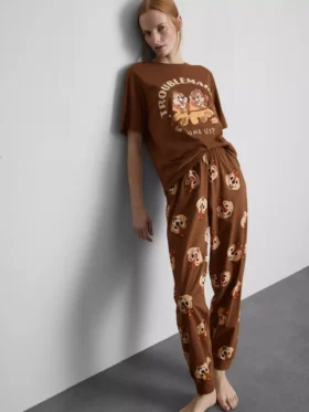 Bavlněné pyžamo Disney Chip a Dale