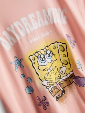 Bavlněné pyžamo s motivem SpongeBoba SquarePants