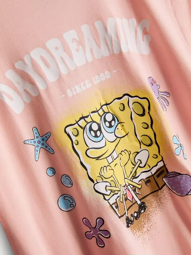 Bavlněné pyžamo s motivem SpongeBoba SquarePants