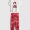 Bavlněné pyžamo s potiskem Minnie Mouse od Disneyho