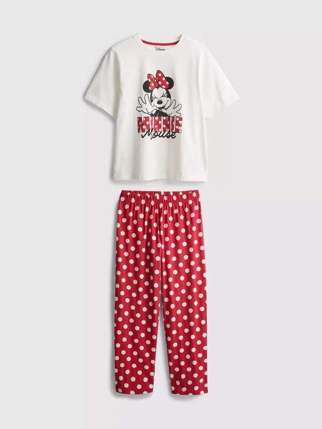 Bavlněné pyžamo s potiskem Minnie Mouse od Disneyho