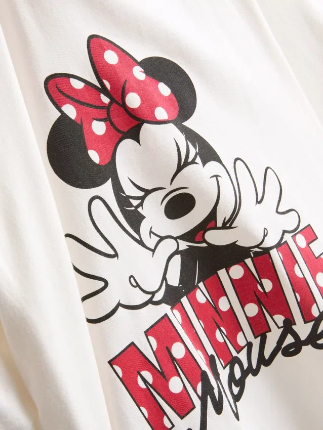 Bavlněné pyžamo s potiskem Minnie Mouse od Disneyho