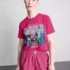 Bavlněné pyžamo Shorty s potiskem pro družičky