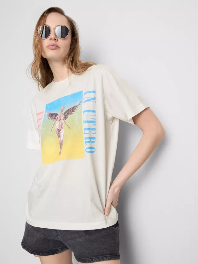 Bavlněné tričko Nirvana Rainbow Tour