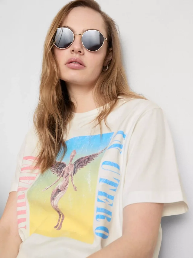 Bavlněné tričko Nirvana Rainbow Tour