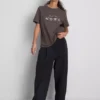 Bavlněné tričko s kraťasy a potiskem