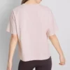 Bavlněné tričko s kulatým výstřihem a volným střihem