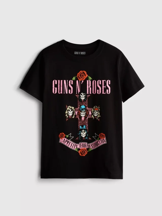 Bavlněné tričko s motivem alba Guns N' Roses