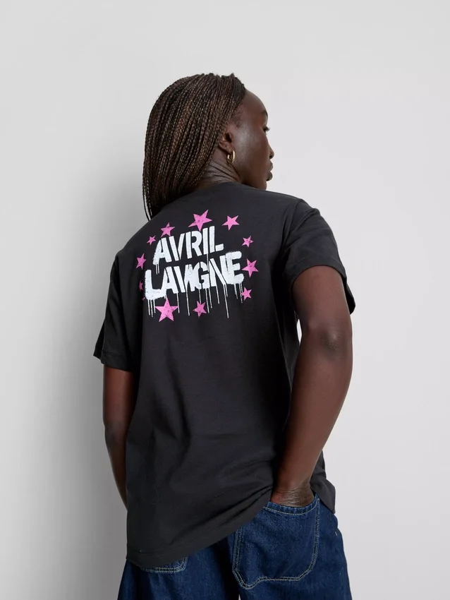 Bavlněné tričko s potiskem Avril Lavigne