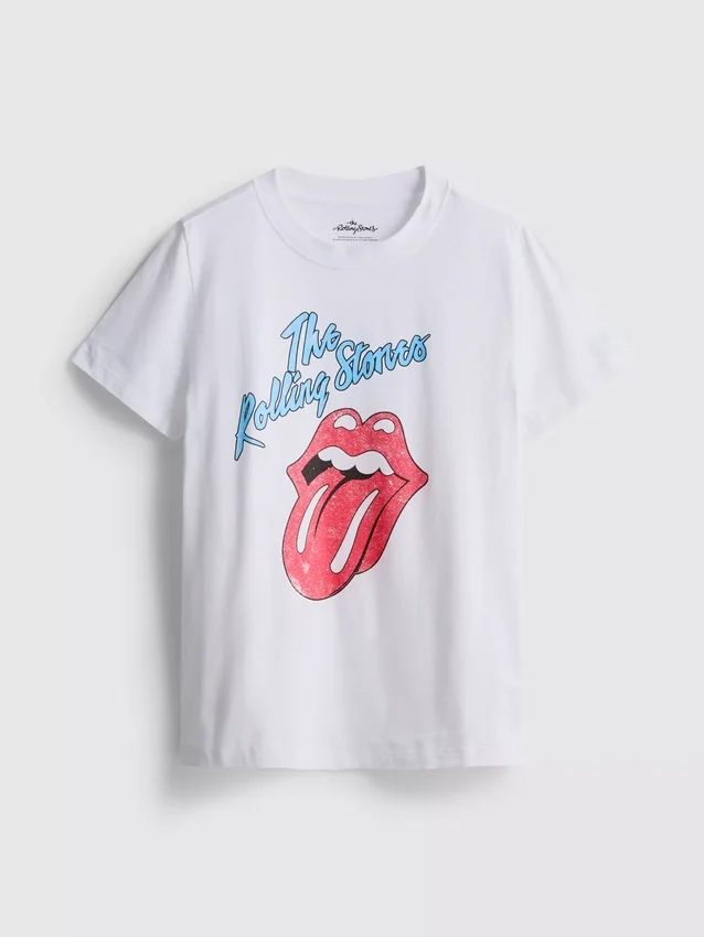 Bavlněné tričko s potiskem Rolling Stones