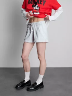 Bavlněné volné kraťasy se stahovací šňůrkou