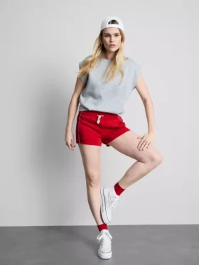 Běžecké kraťasy z jersey s vysokým podílem bavlny