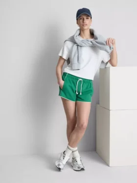Běžecké kraťasy z jersey s vysokým podílem bavlny