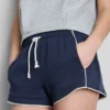 Běžecké kraťasy z jersey s vysokým podílem bavlny
