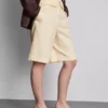 Bermudy z bavlněné směsi s elegantním střihem