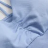 Bezešvý sportovní crop top na ramínka