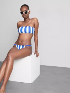 Bikiny s potištěným bandeau topem