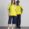 Brazílie – síťované tričko s krátkými rukávy