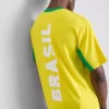 Brazílie – síťované tričko s krátkými rukávy