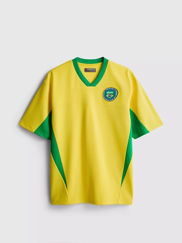 Brazílie – síťované tričko s krátkými rukávy