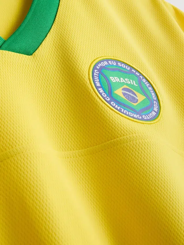 Brazílie – síťované tričko s krátkými rukávy