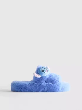 Chlupaté bačkory Disney se dvěma pásky s motivem Stitche