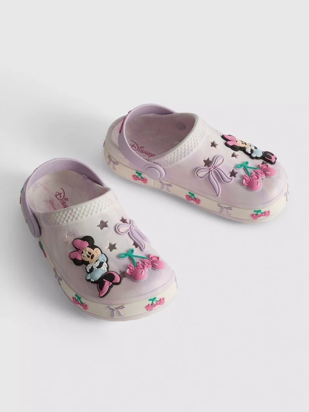 Dřeváky s motivem Minnie Mouse od Disneyho
