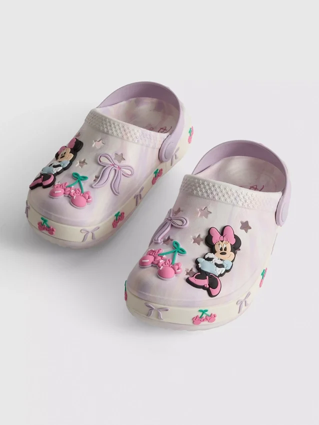 Dřeváky s motivem Minnie Mouse od Disneyho