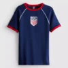Dlouhé dětské tričko s motivem USA