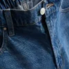 Dlouhé kraťasy z bavlněného denimu