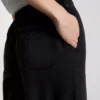 Džínové tepláky s rovnými nohavicemi