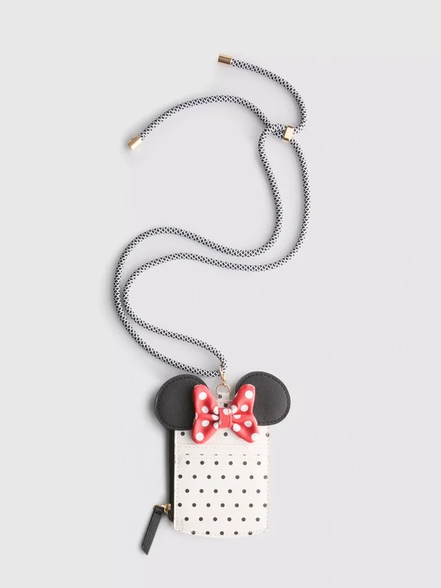 Držák na karty s šňůrkou s motivem Minnie Mouse od Disneyho