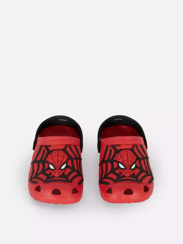 Dětské dřeváky Marvel Spider-Man s páskem za patou