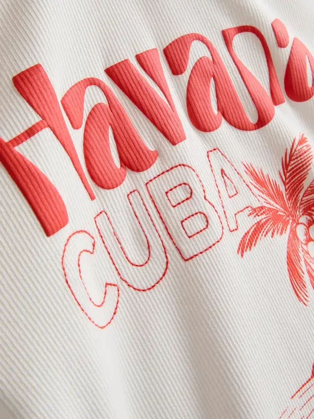 Dětské tričko s potiskem Havana s vysokým podílem bavlny