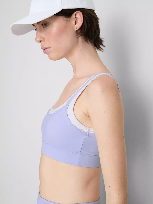 Dvouvrstvý sportovní crop top