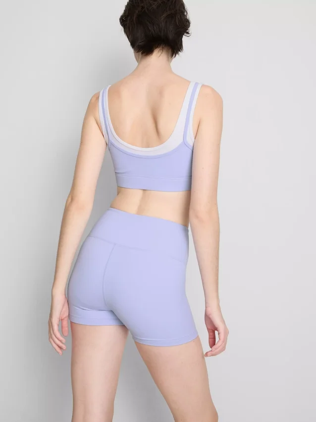 Dvouvrstvý sportovní crop top