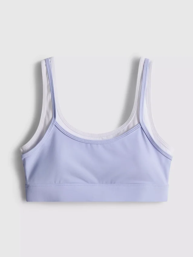 Dvouvrstvý sportovní crop top