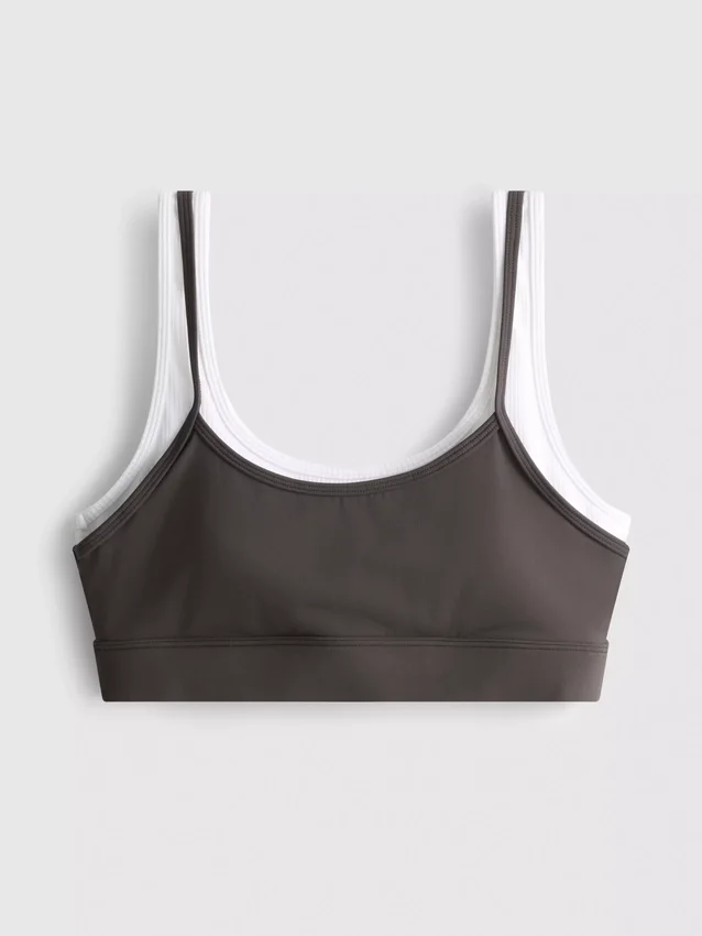 Dvouvrstvý sportovní crop top